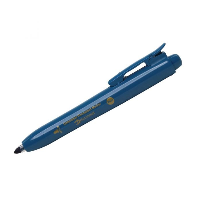 Metal Detectable Retractable Economy Permanent Markers, Metal Detectable &  X-Ray Visible, Food Factory Marker Pen