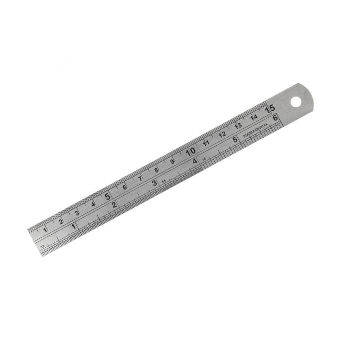 General Number 300 6 Inch Metal Ruler Made In USA
