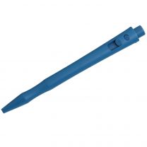 Detectable HD Retractable Pens - Standard Ink (Pack of 50) - Green Ink, Blue Housing, no Clip