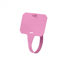 Detectable Looped ID Tags (Pack of 25) - Pink