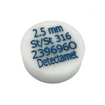 Metal Detector Test Puck Manufactured from FDA Acetal Copolymer