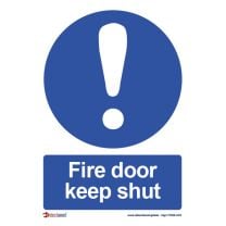 'Fire Door Keep Shut' Sign