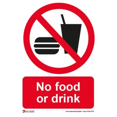 No Food Or Drink Sign
