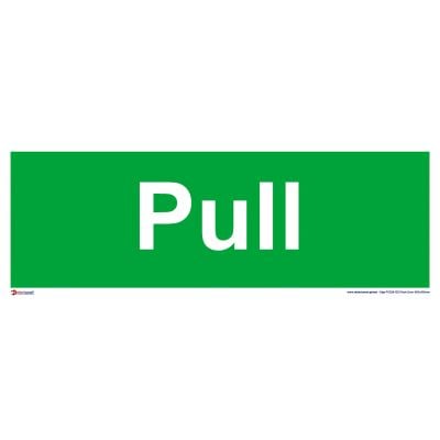 Pull Door Sign