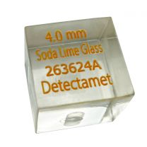 Metal Detector Test Cube Manufactured from clear Acrylic